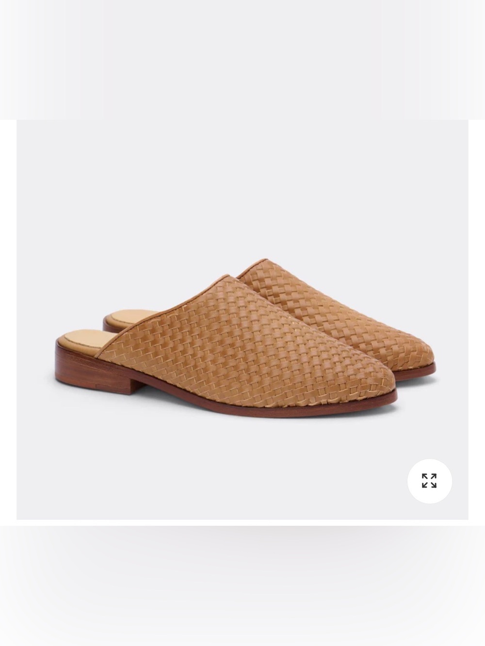 Nisolo Ama Woven Mule Leather Mule Slip-On in Brown - Size 8.5